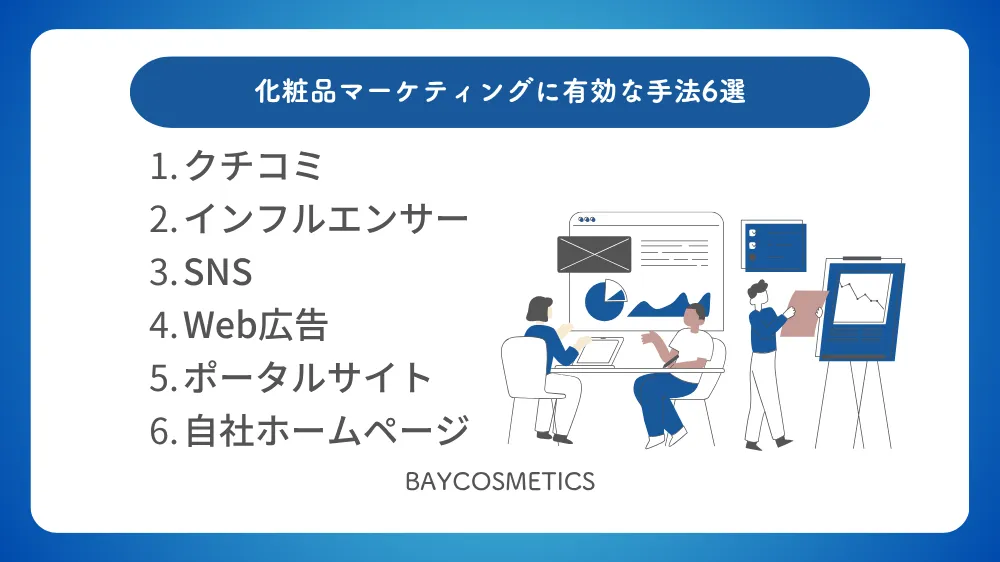 化粧品マーケティングに有効な手法6選